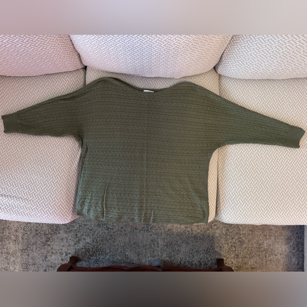 Market & Spruce Forest Green Knitwear